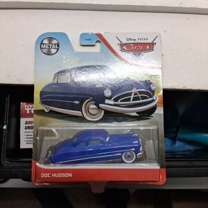 Disney Blue Doc Hudson Metal Die-Cast Car